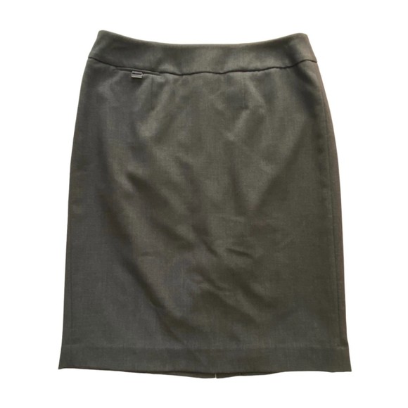 Calvin Klein Dresses & Skirts - Calvin Klein Charcoal Stretch Pencil Skirt Size 4P